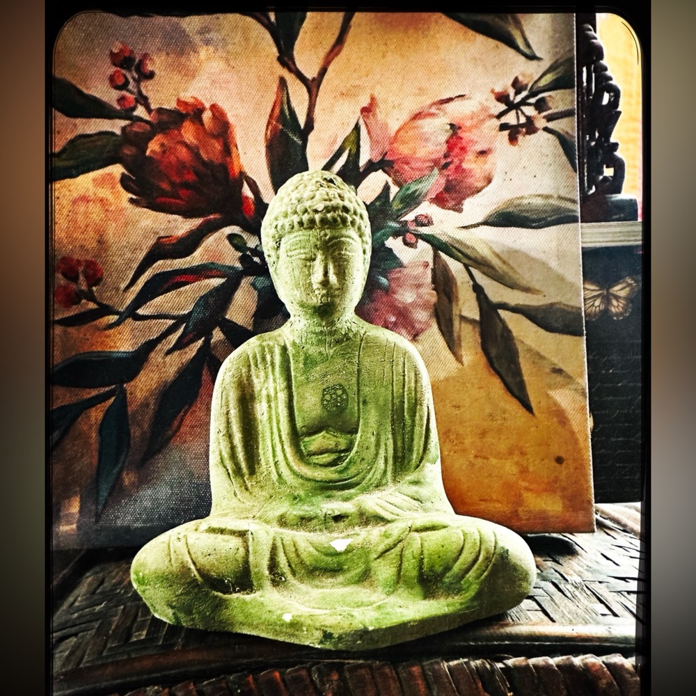 Small Green Buddha Statue
